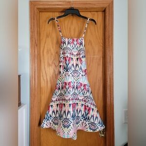 Lulu's multi-patterned dress